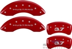 Caliper Covers - Red w/ 3.7 Logo - Front & Rear